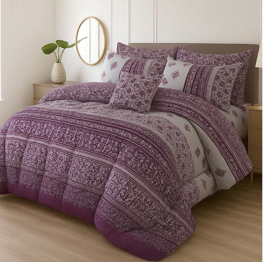 WINTER RAZAI SET – 6 PCS C912 (Heavy Filling)