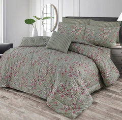 MILA KING COMFORTER SET – 7 PCS