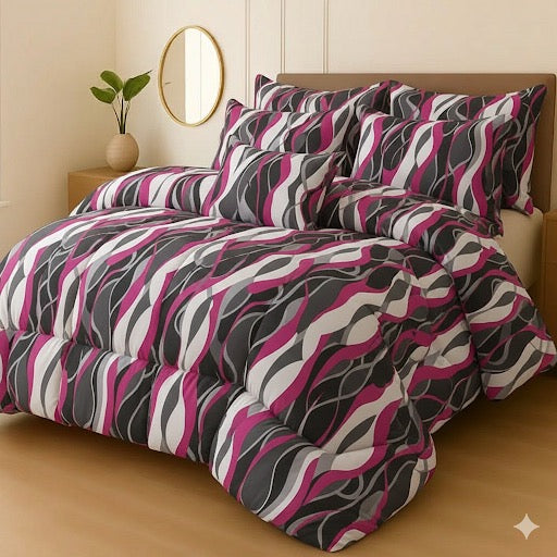 JORDAN KING COMFORTER SET 7 PCS - D634