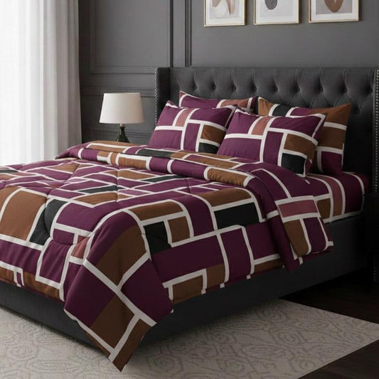 COMBE KING COMFORTER SET- 7 PCS