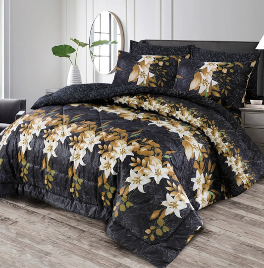 KHALI KING COMFORTER SET- 7 PCS