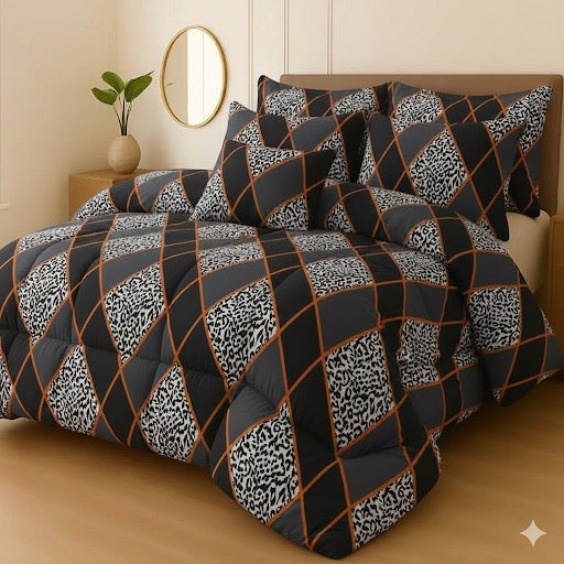 LOME KING COMFORTER SET 7 PCS - D631