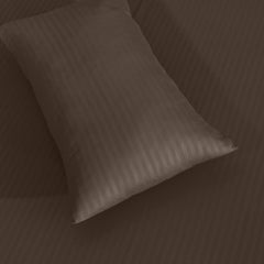 LUXURY SOLID STRIPES FITTED SHEET