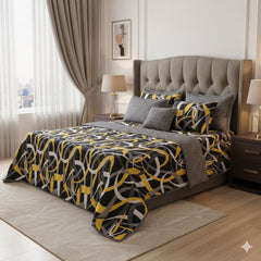 PASSU KING COMFORTER SET 7 PCS - D600