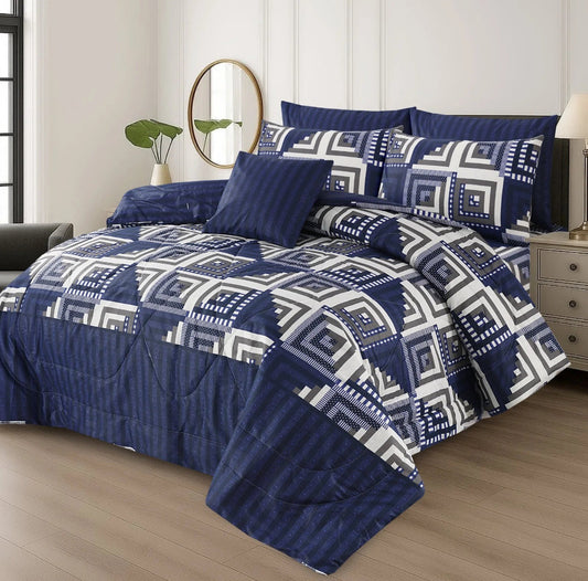 ROCKIE KING COMFORTER SET – 7 PCS # HF147