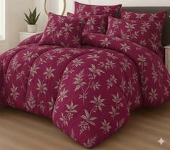 PLUM KING COMFORTER SET 7 PCS - D637