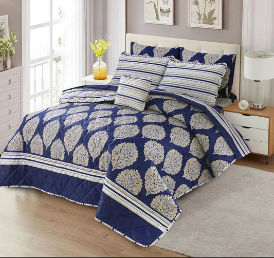 TÜRKIYE KING COMFORTER SET 7 PCS - D619