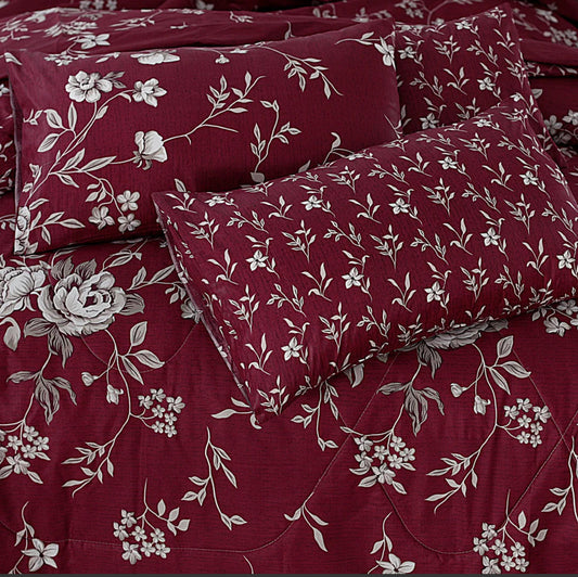 ROSY KING COMFORTER SET- 7 PCS