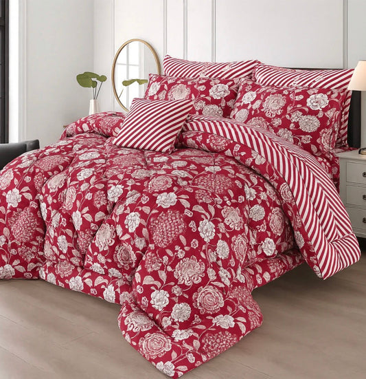 SPUN KING COMFORTER SET 7 PCS