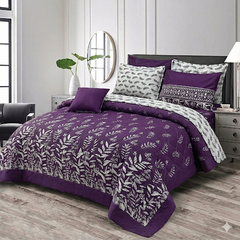 LATTE KING COMFORTER SET- 7 PCS