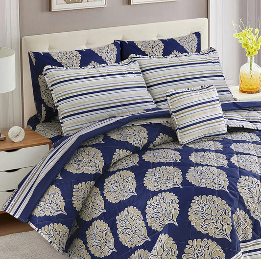 TÜRKIYE KING COMFORTER SET 7 PCS - D619