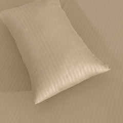 LUXURY SOLID STRIPES FITTED SHEET