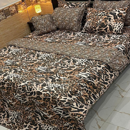 TIGER KING COMFORTER SET 7 PCS - D597