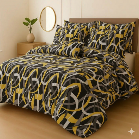PASSU KING COMFORTER SET 7 PCS - D600