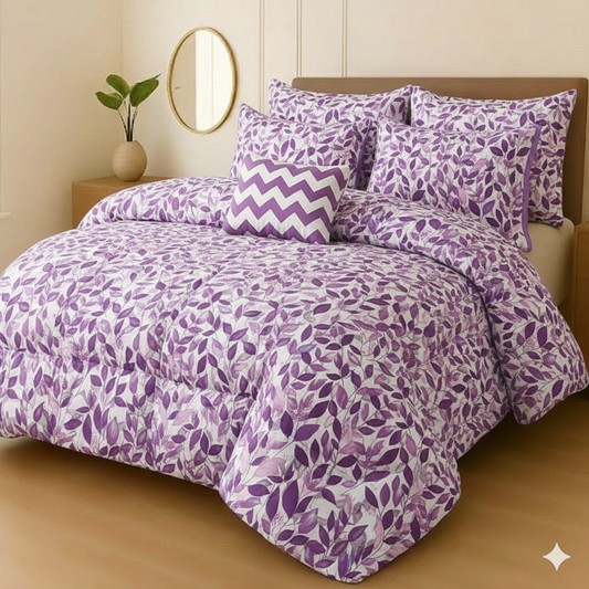 PERI KING COMFORTER SET 7 PCS - D629