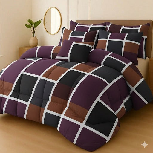 WINTER RAZAI SET – 6 PCS C918 (Heavy Filling)